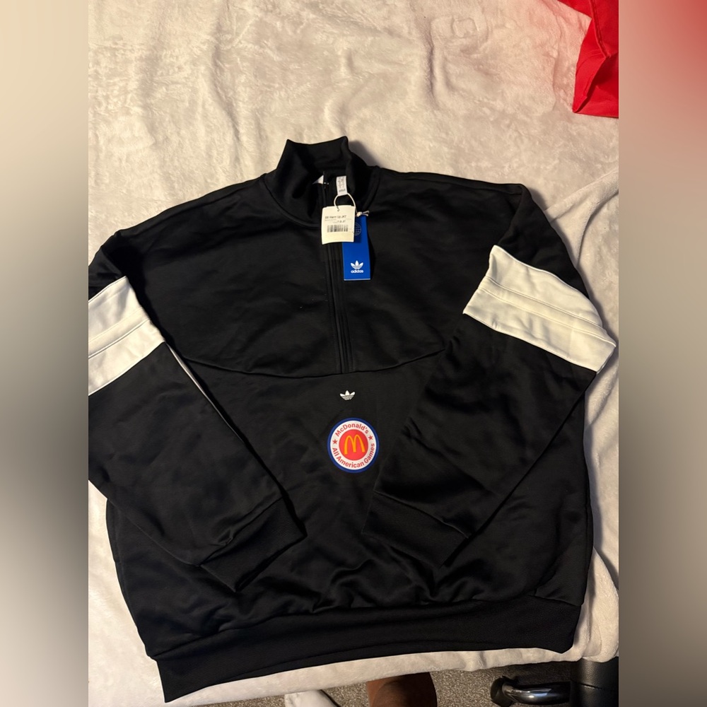 All American adidas hoodie black